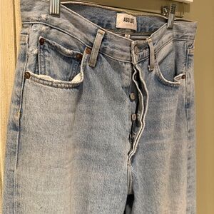 Women’s Agolde 90’s Jeans size 27 button fly cropped denim